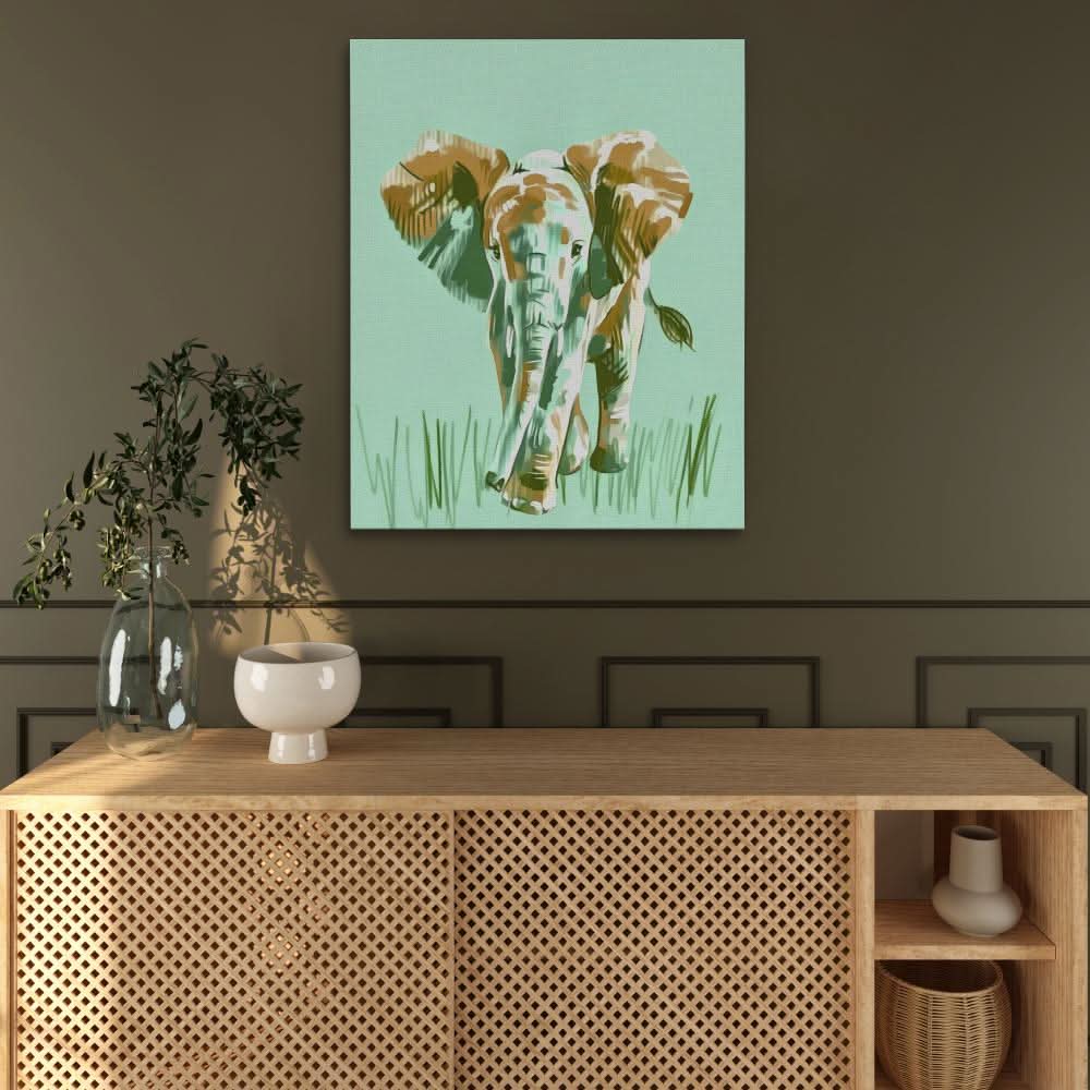 Baby Giant - Earth Tones Wall Art for Nursery