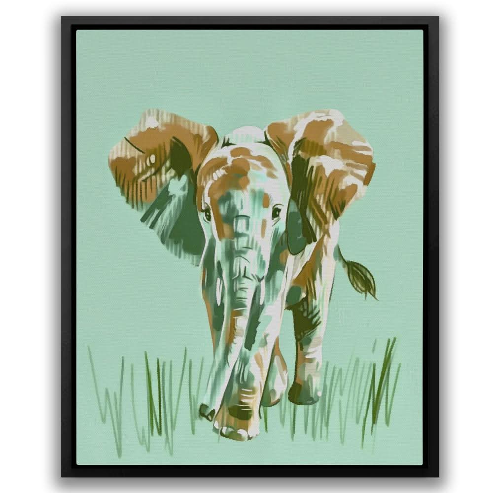 Baby Giant - Earth Tones Baby Animal Canvas Print