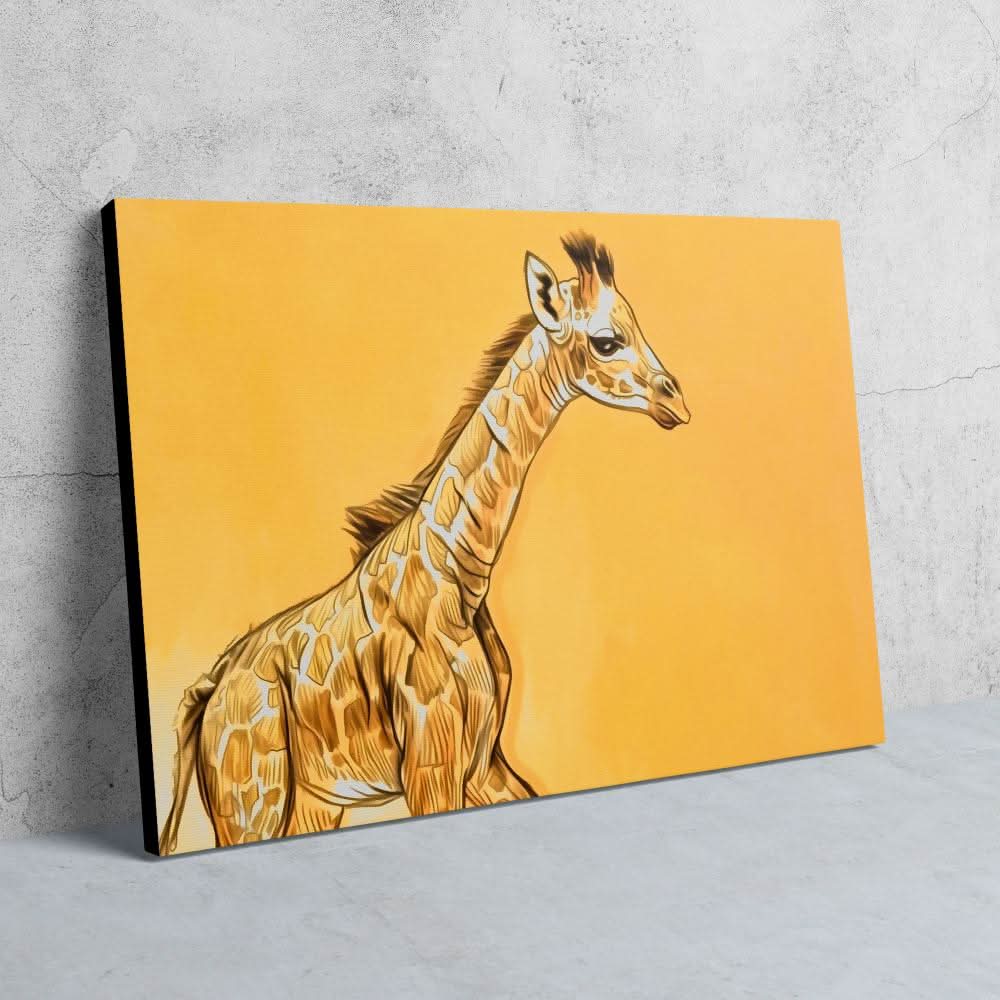 Baby Giraffe - Animals Art for Bedroom