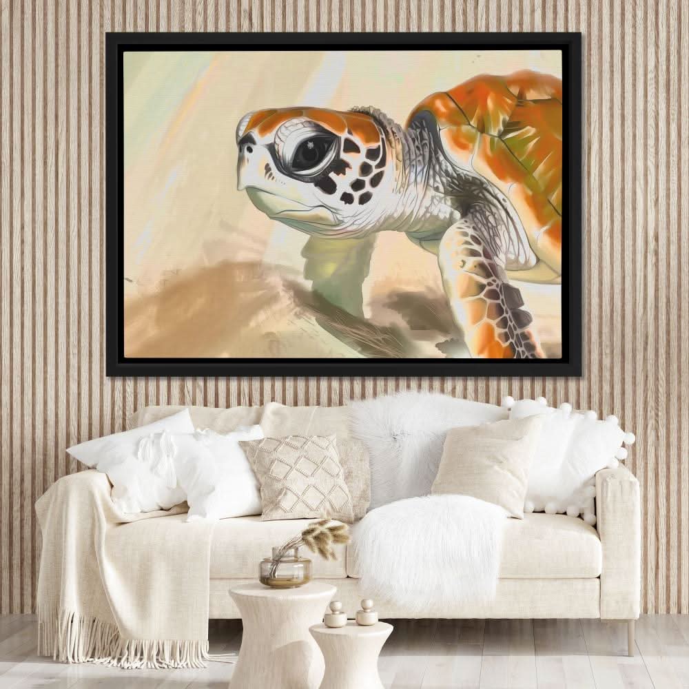 Baby Turtle - Animals Art for Living Room