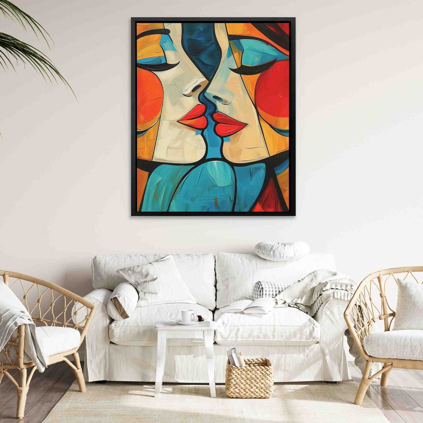 Balanced Beauty - Red Wall Art