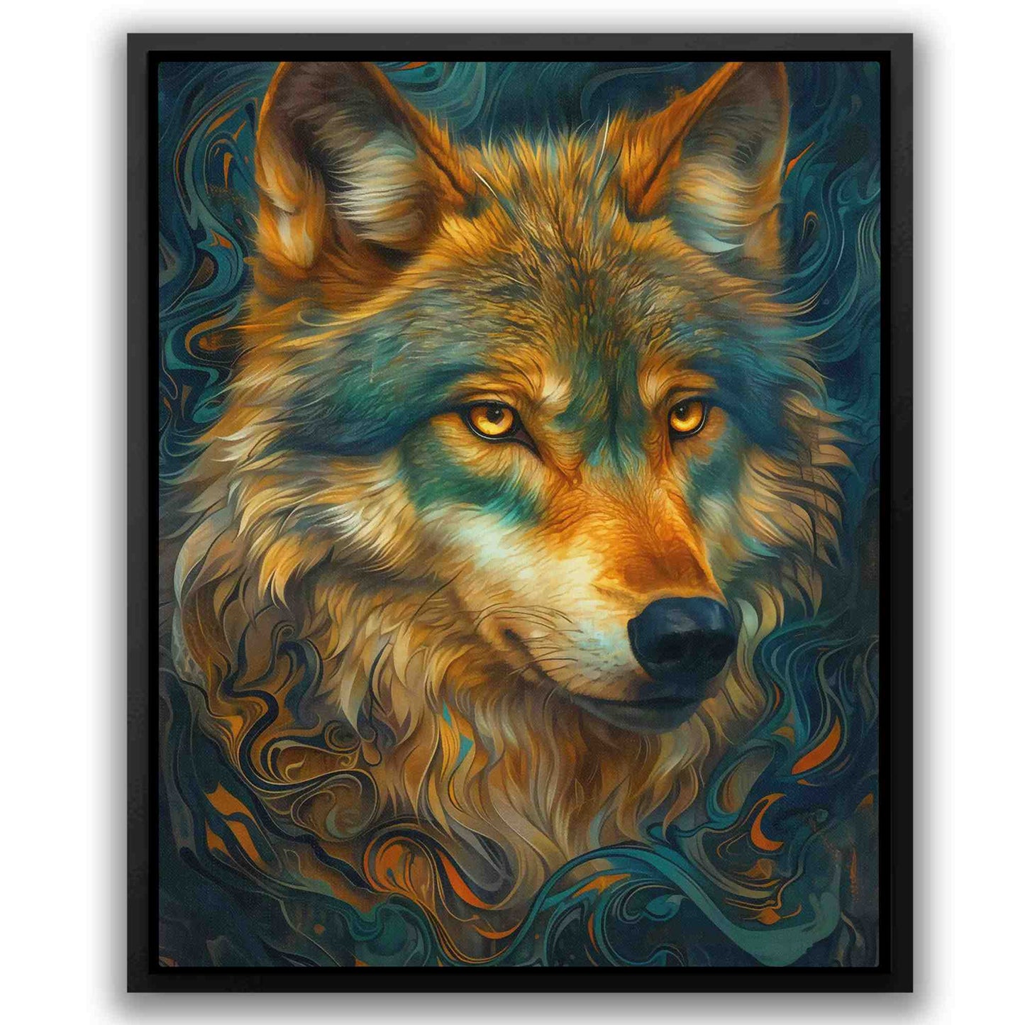 Balanced Bliss - Gold Vertical Canvas Print