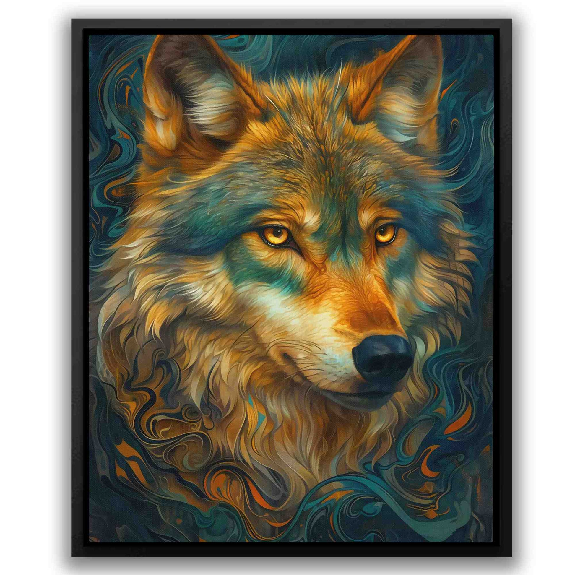 Balanced Bliss - Gold Vertical Canvas Print