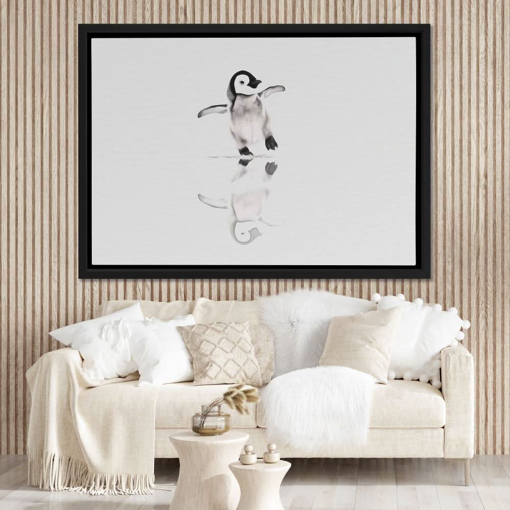 Balancing Penguin - Wall Art for Nursery