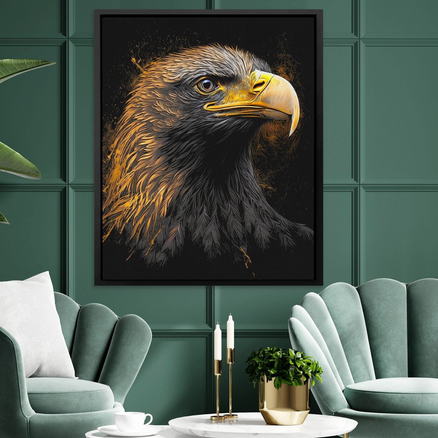 Bald Eagle - Oversized American Canvas Wall Art