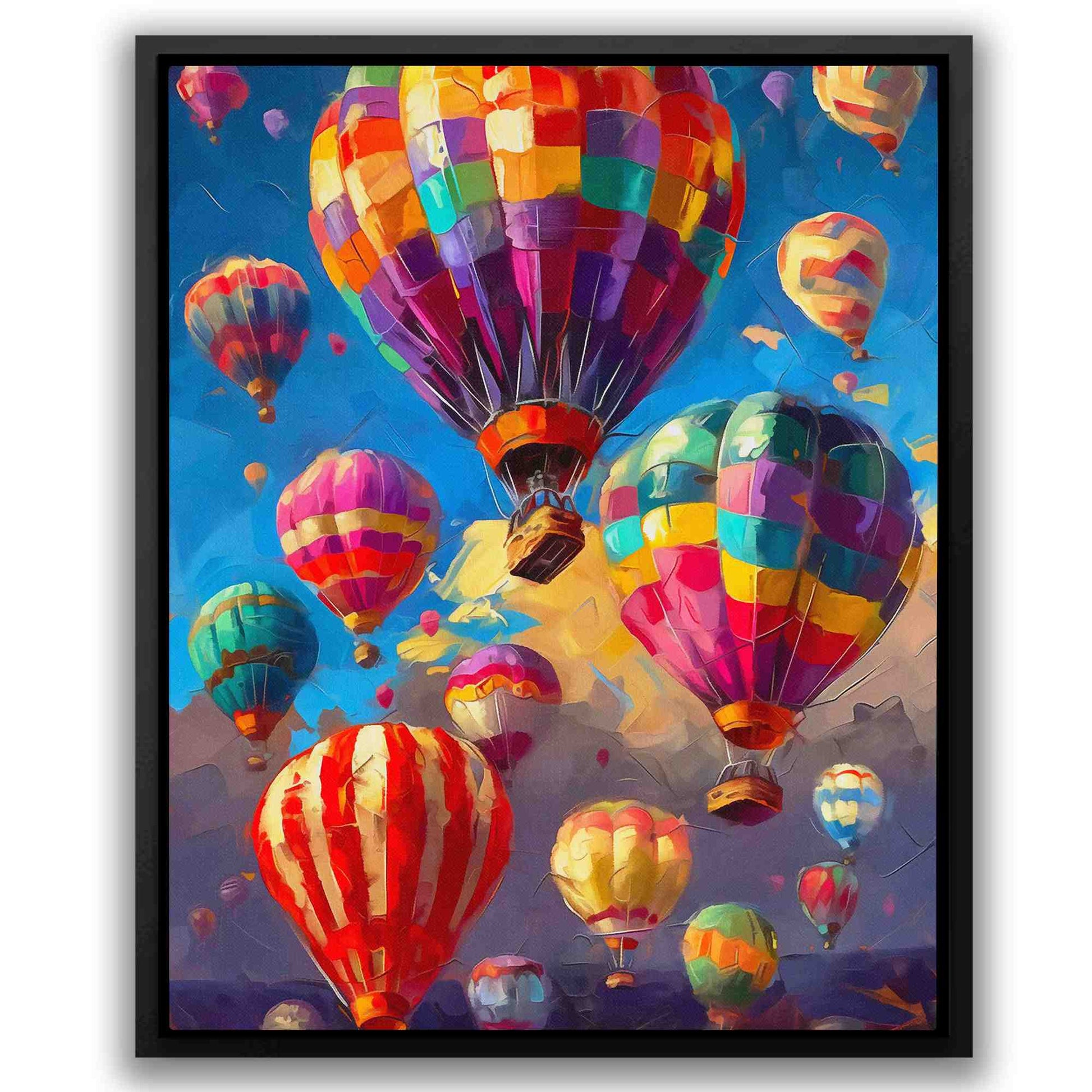 Balloon Filled Sky - Hot Air Balloon Art