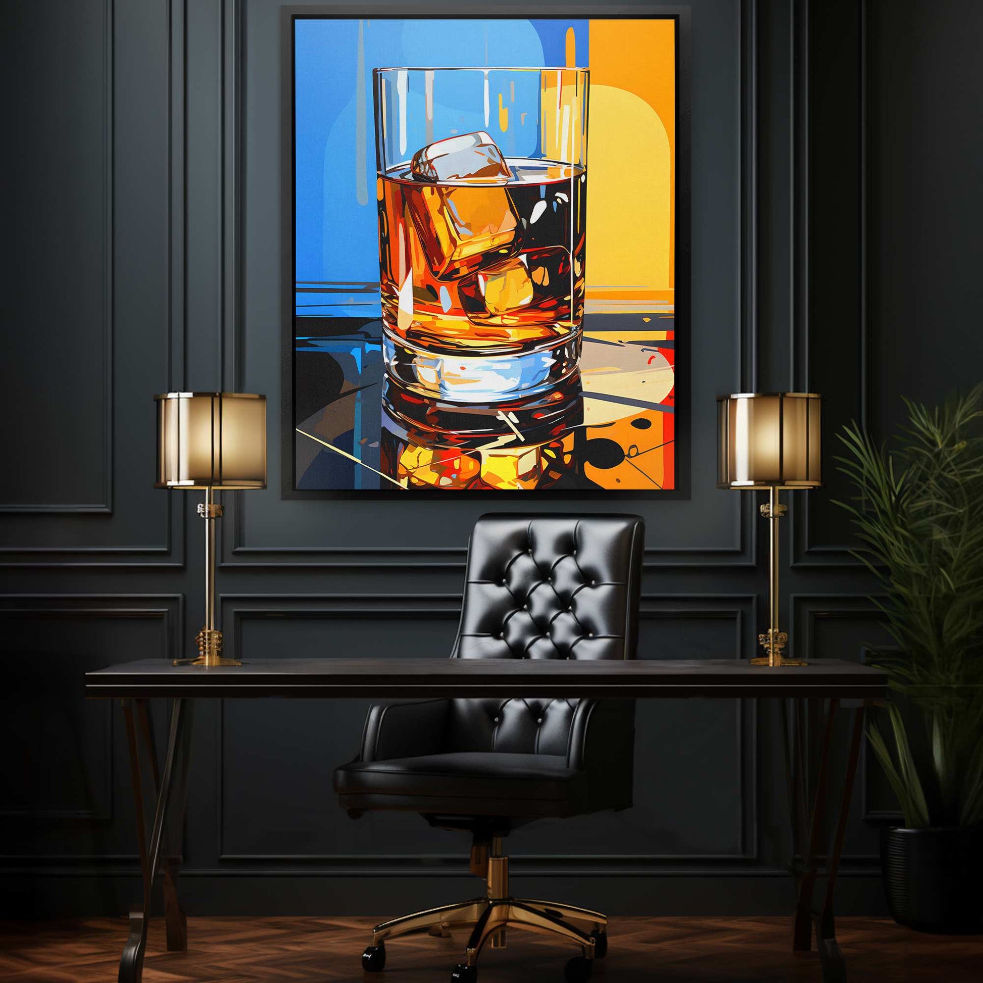 Bar Rhapsody - Large Canvas Print