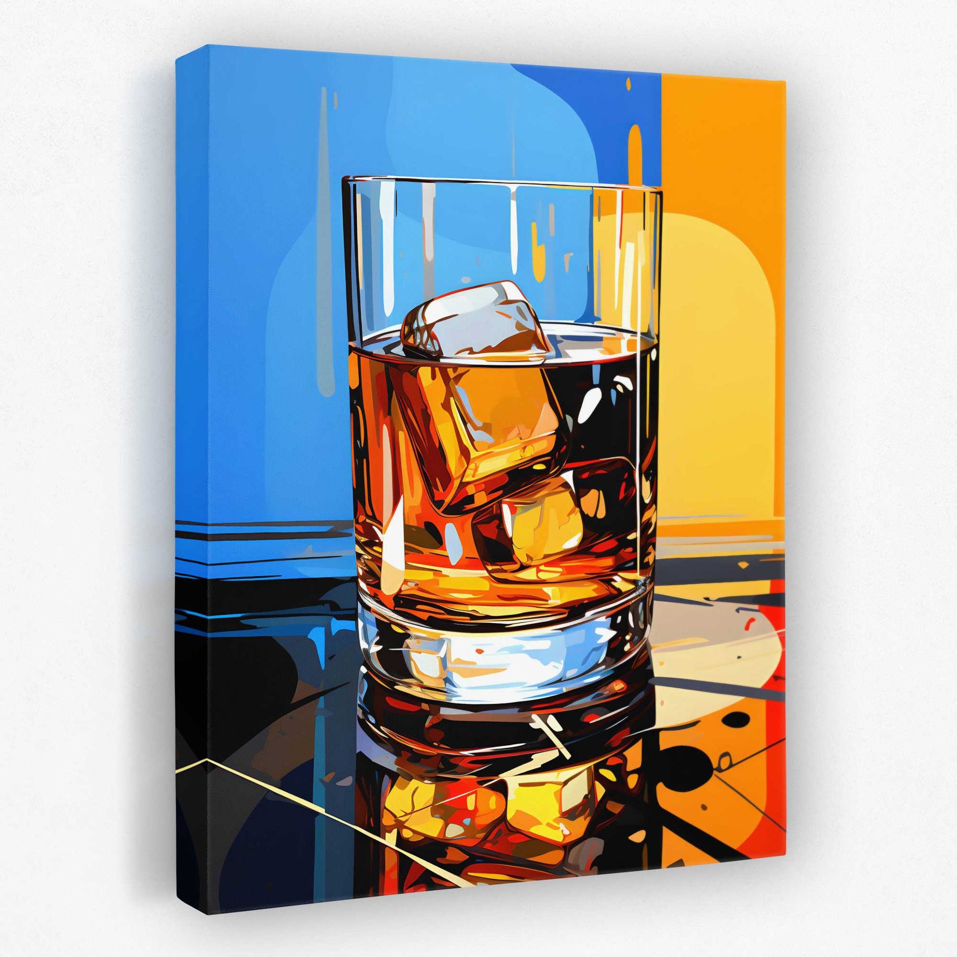 Bar Rhapsody - Wall Art in Black Frame