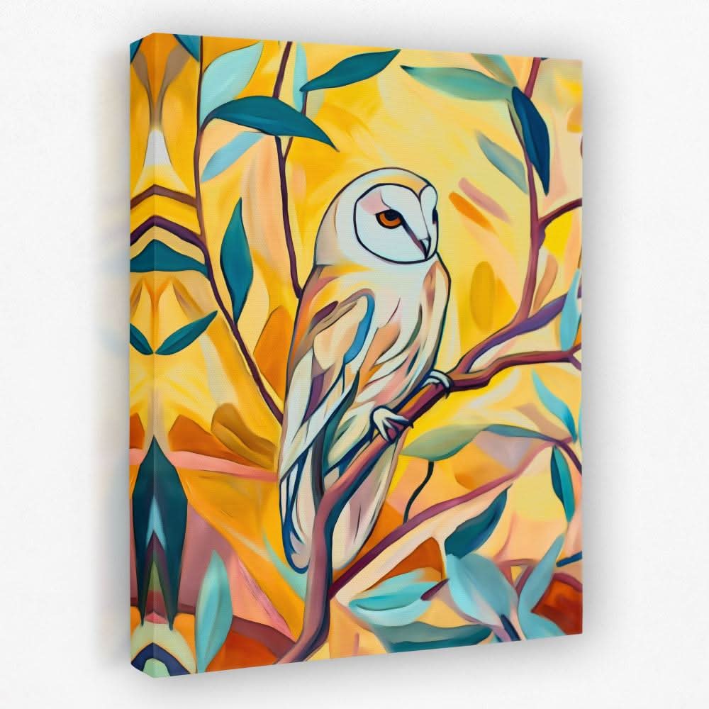 Barn Owl - Animals Canvas Wall Art