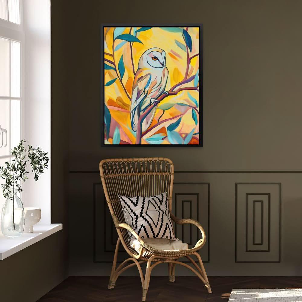 Barn Owl - Large Canvas Print
