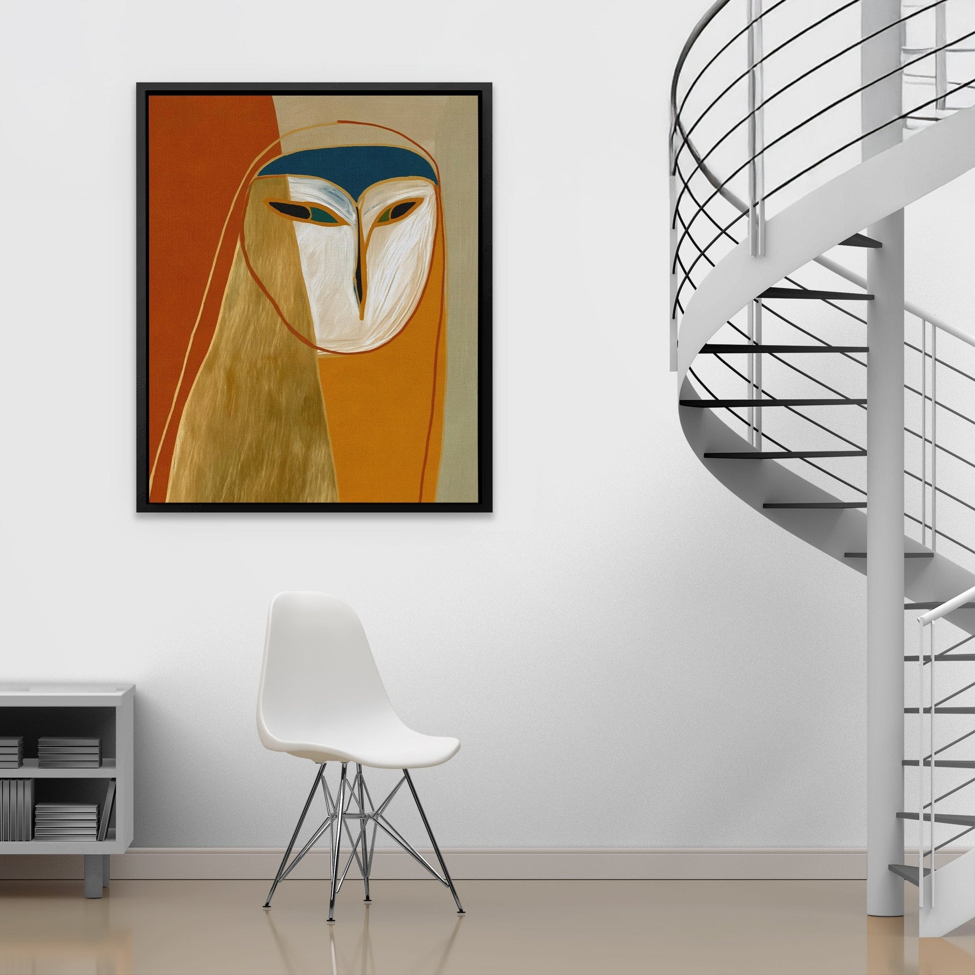 Barn Owl Autumn - Luxury Wall Art