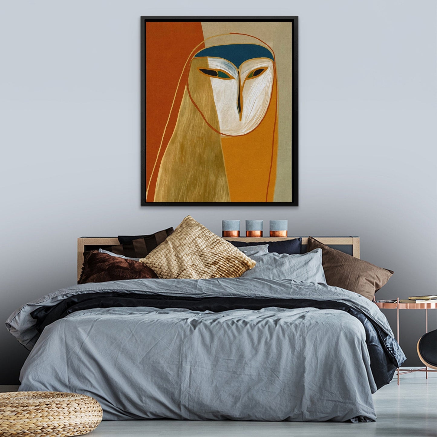 Barn Owl Autumn - Luxury Wall Art