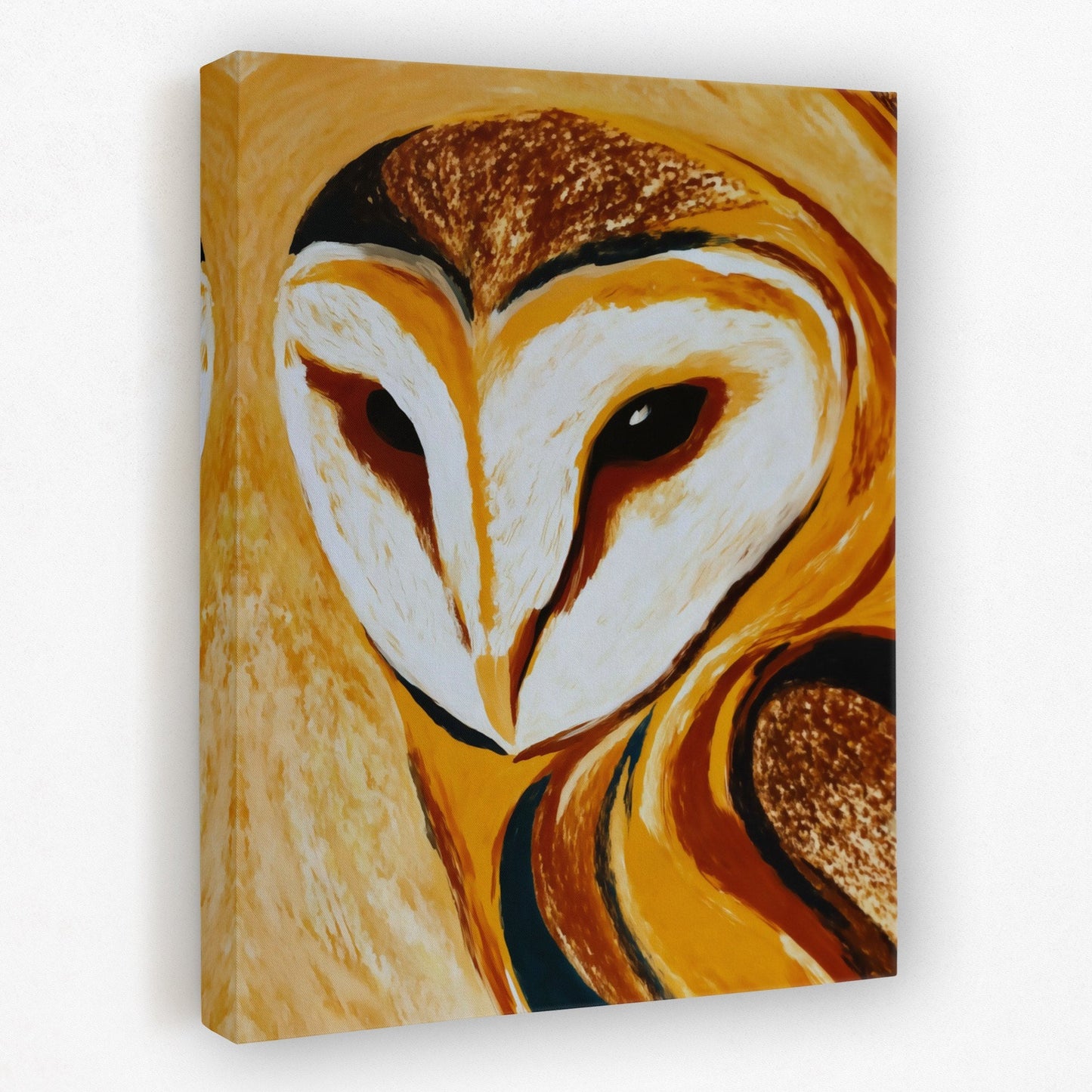 Barn Owl Ember - Luxury Wall Art