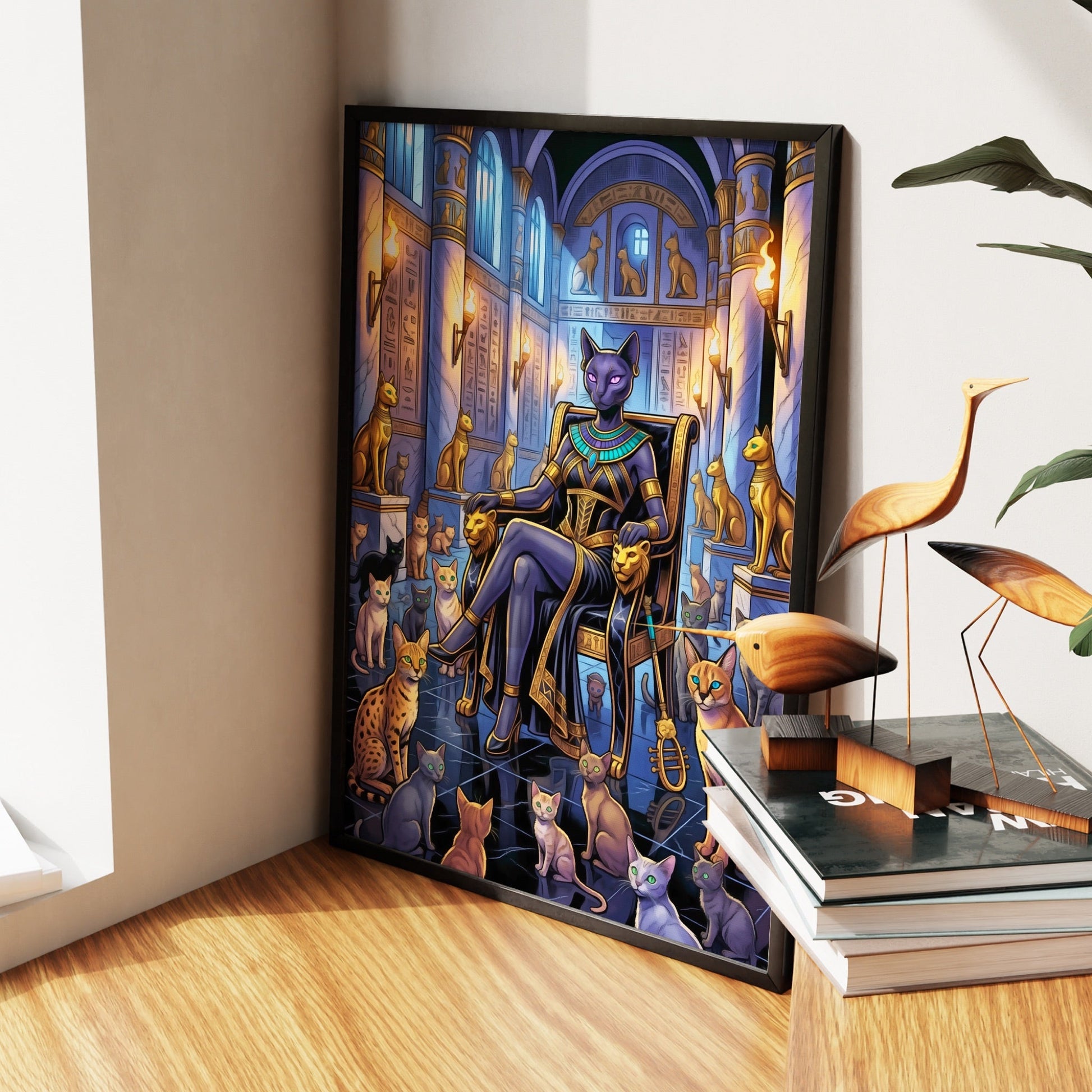 Bastet Egyptian Throne