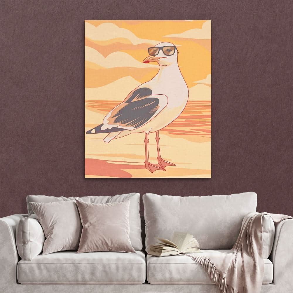 Beach Bum - Large Canvas Print