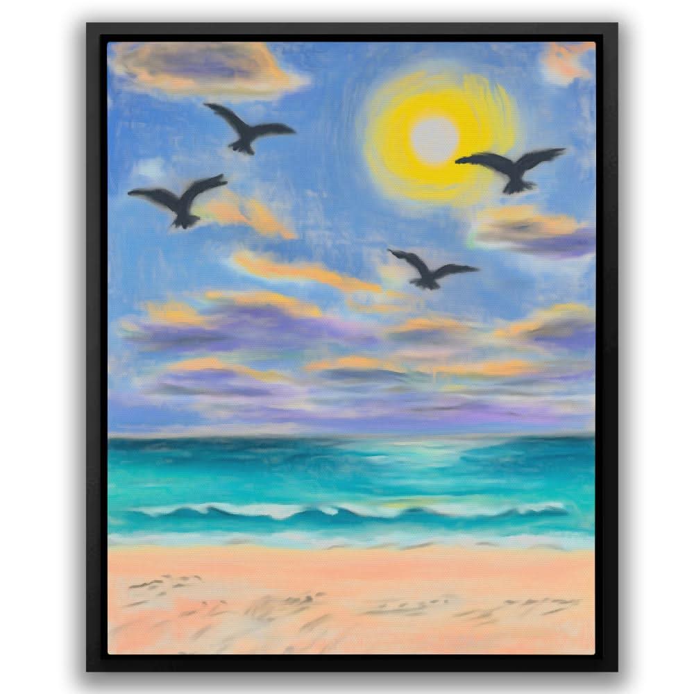 Beach Pastels - Beach Art for Bathroom