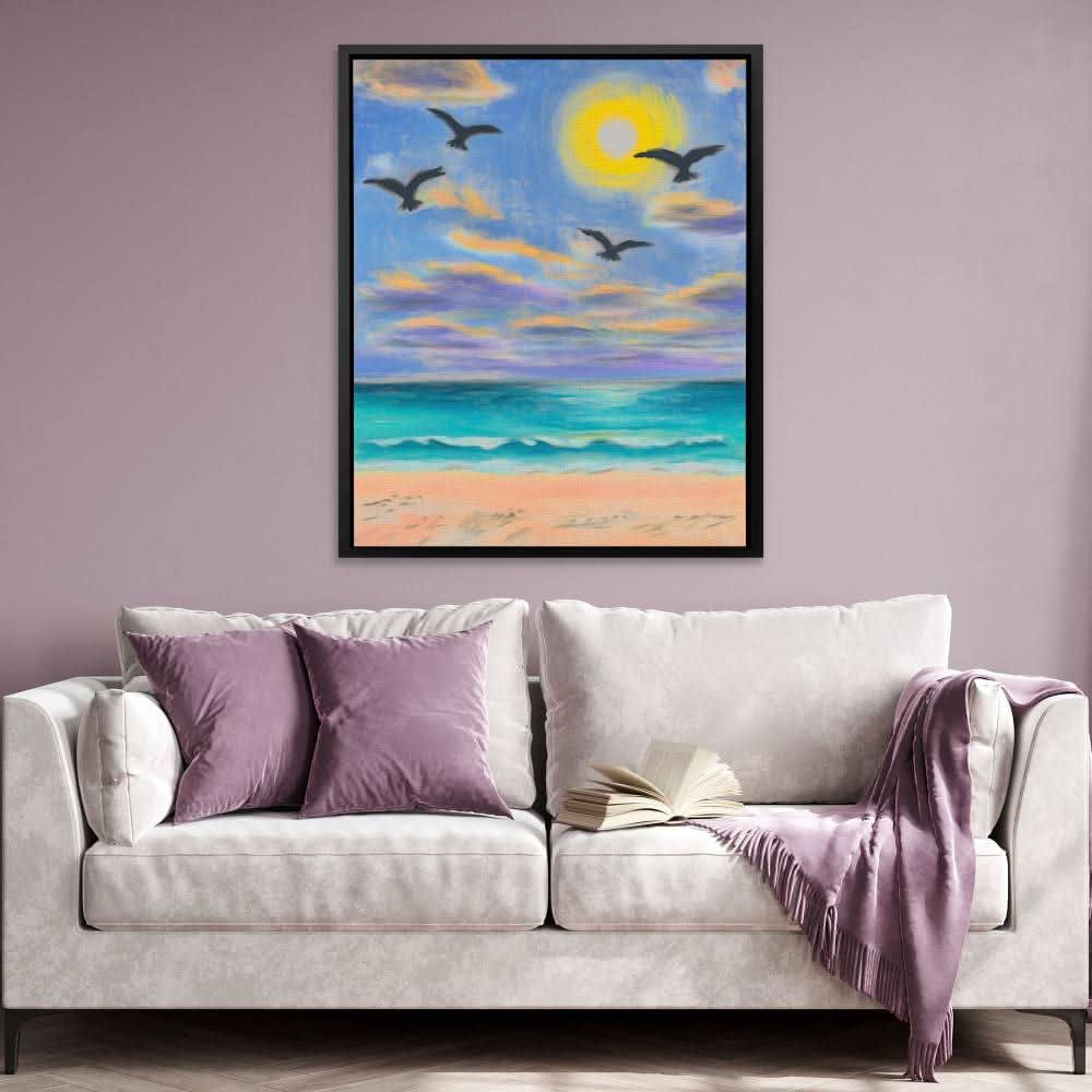 Beach Pastels - Blue Wall Art for Bedroom