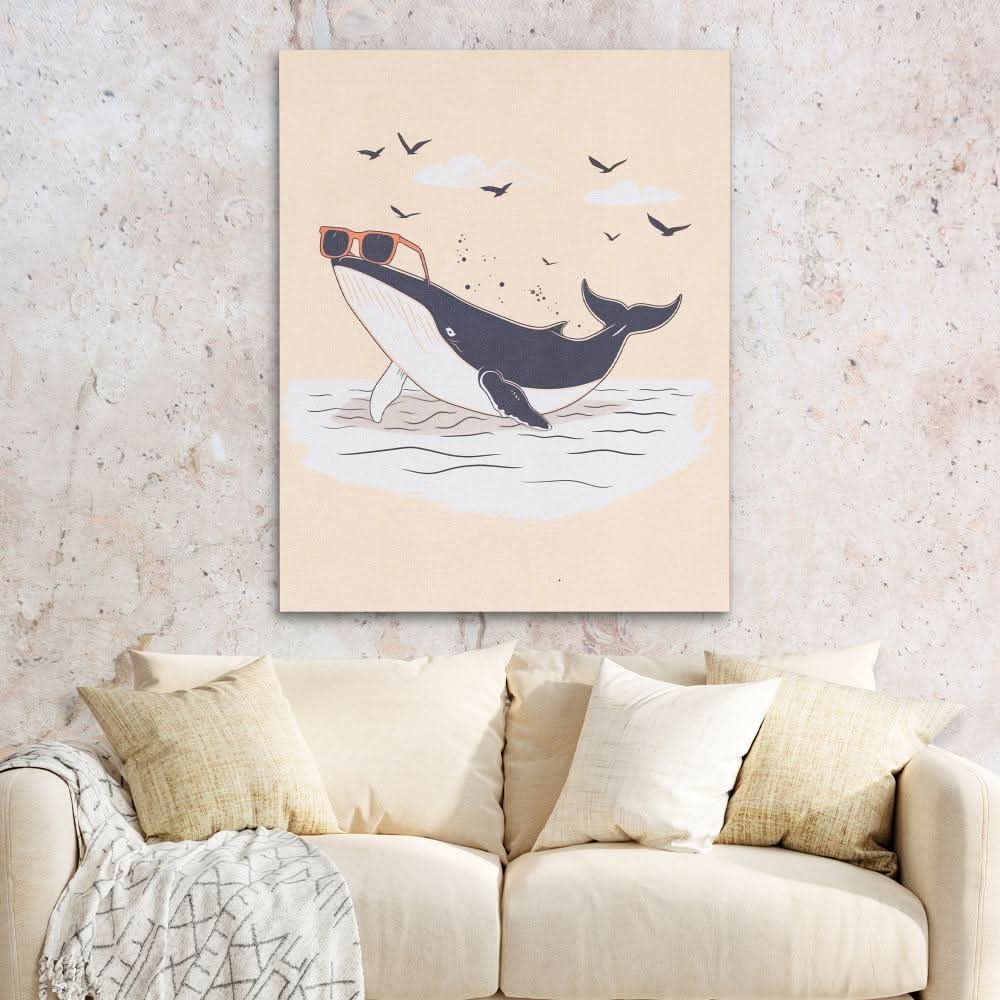 Beached Whale - Wall Art for Nursery