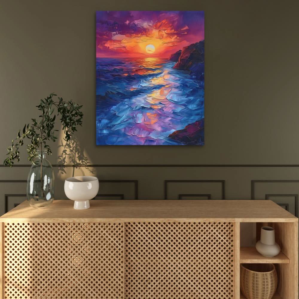Beachside Shore - Blue Wall Art
