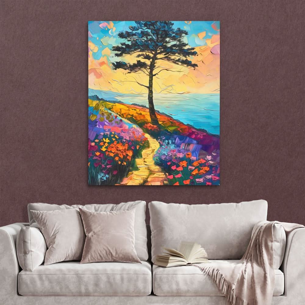 Beachside Tree - Beach Art