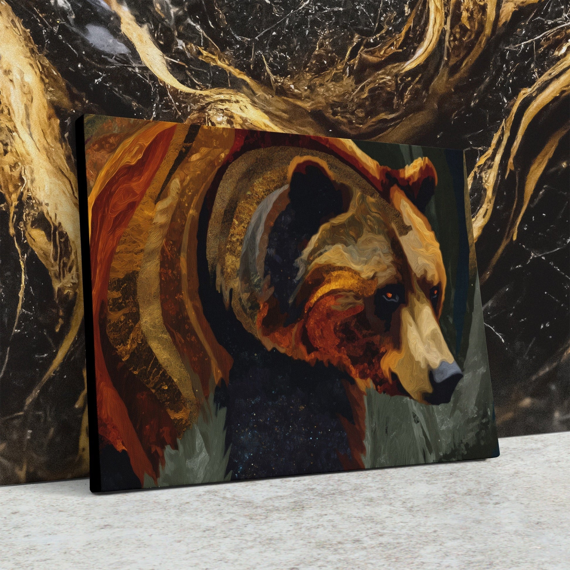 Bear Amber Expressionist