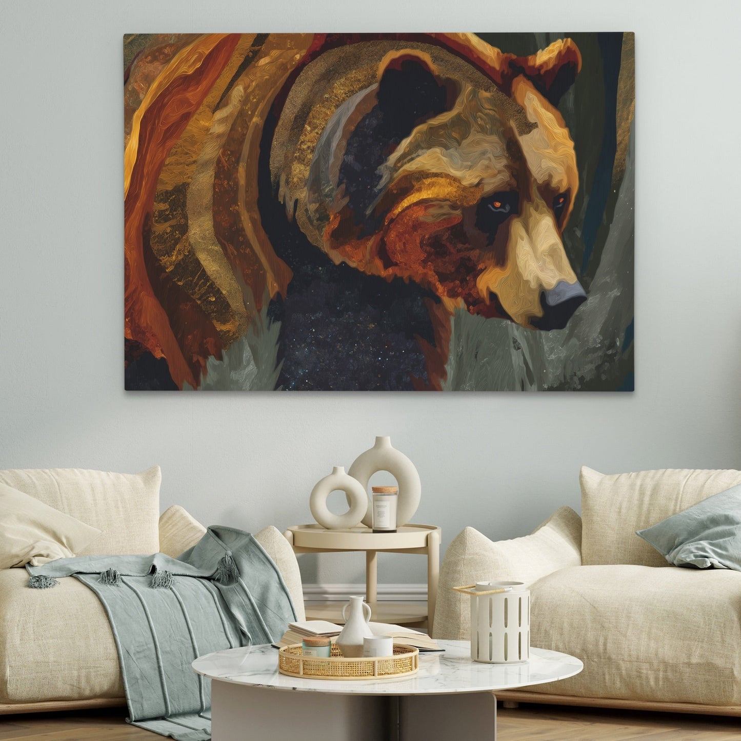 Bear Amber Expressionist