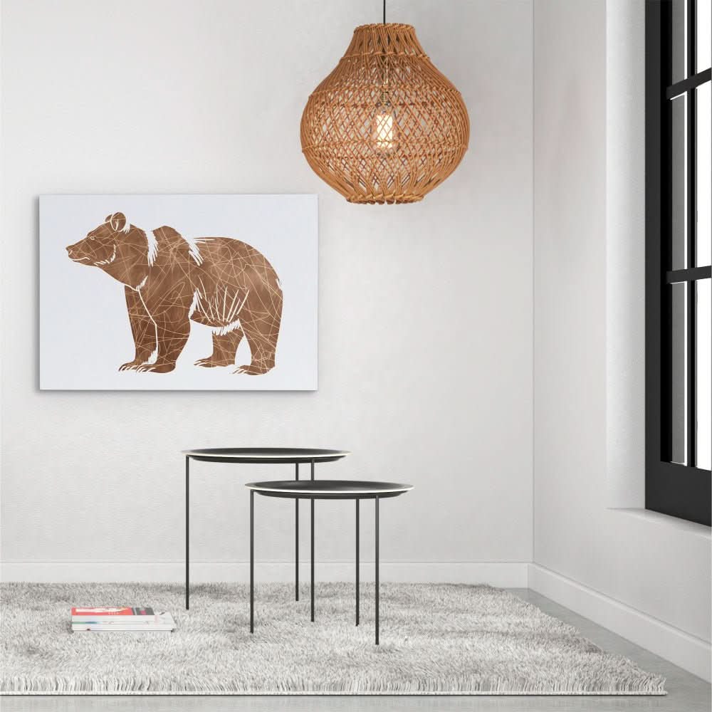 Bear Doodle - Animals Art for Hallway