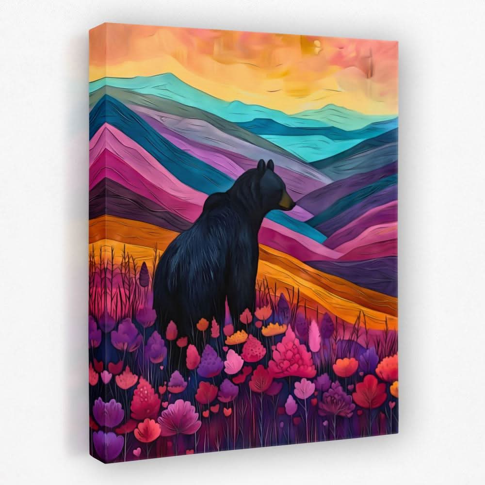 Bear Mountains - Animals Canvas Wall Art
