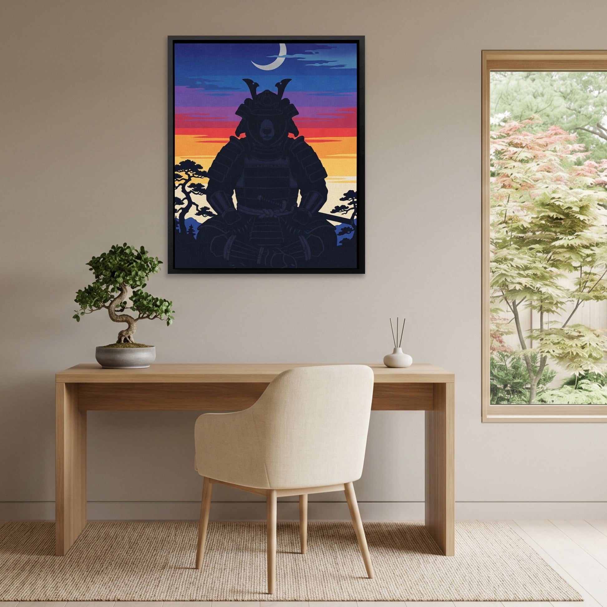 Bear Samurai Sunset