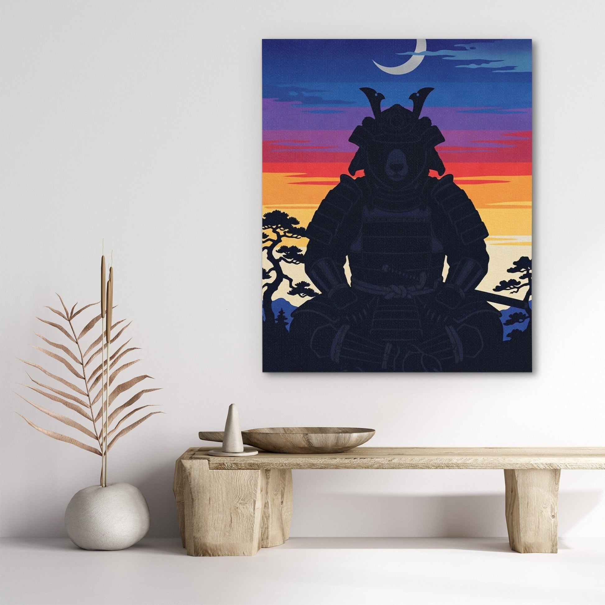 Bear Samurai Sunset