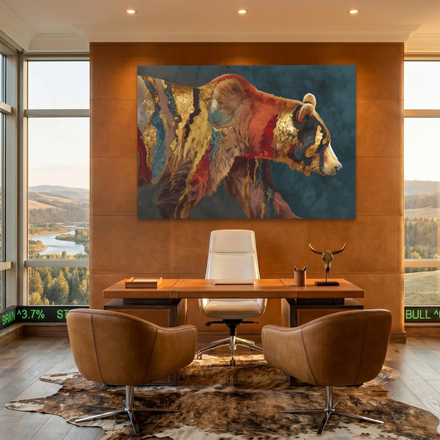 Bear Warm Mosaic