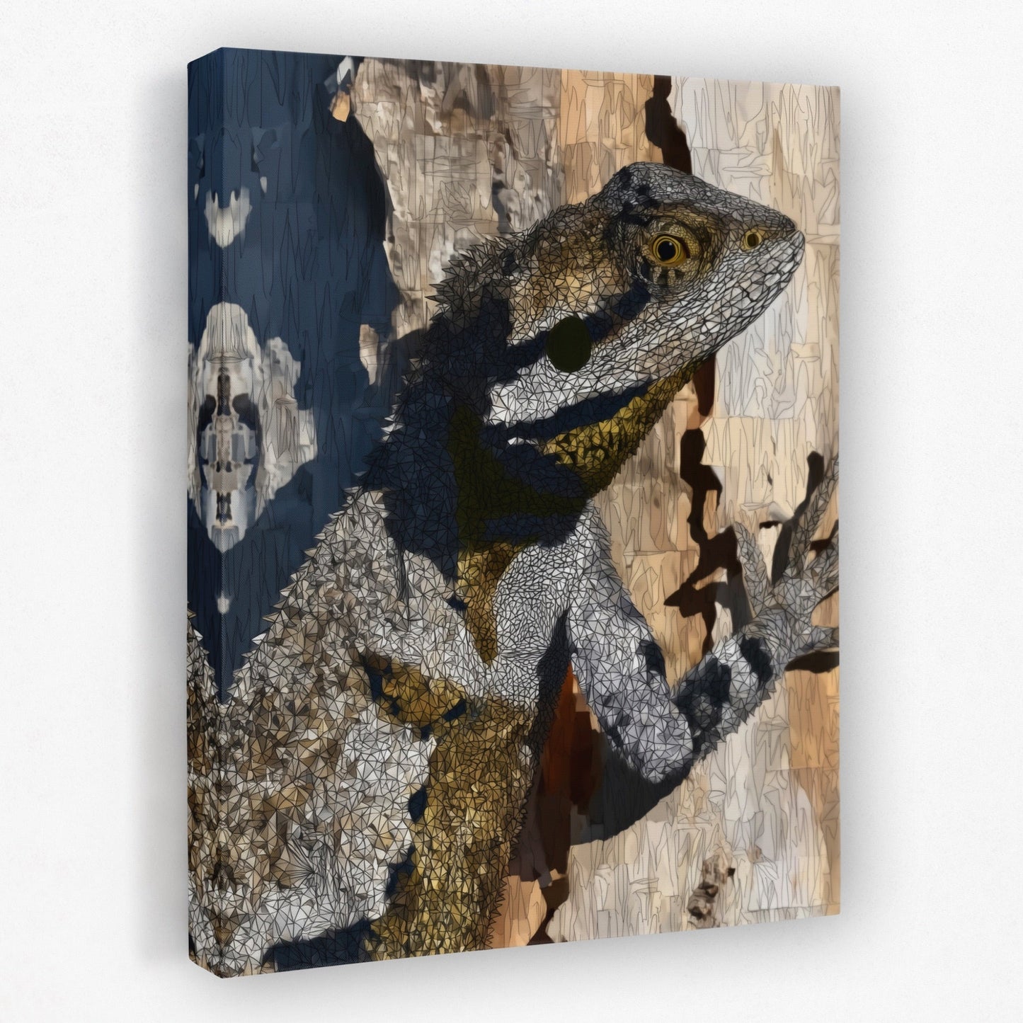 Bearded Dragon Camoflauging