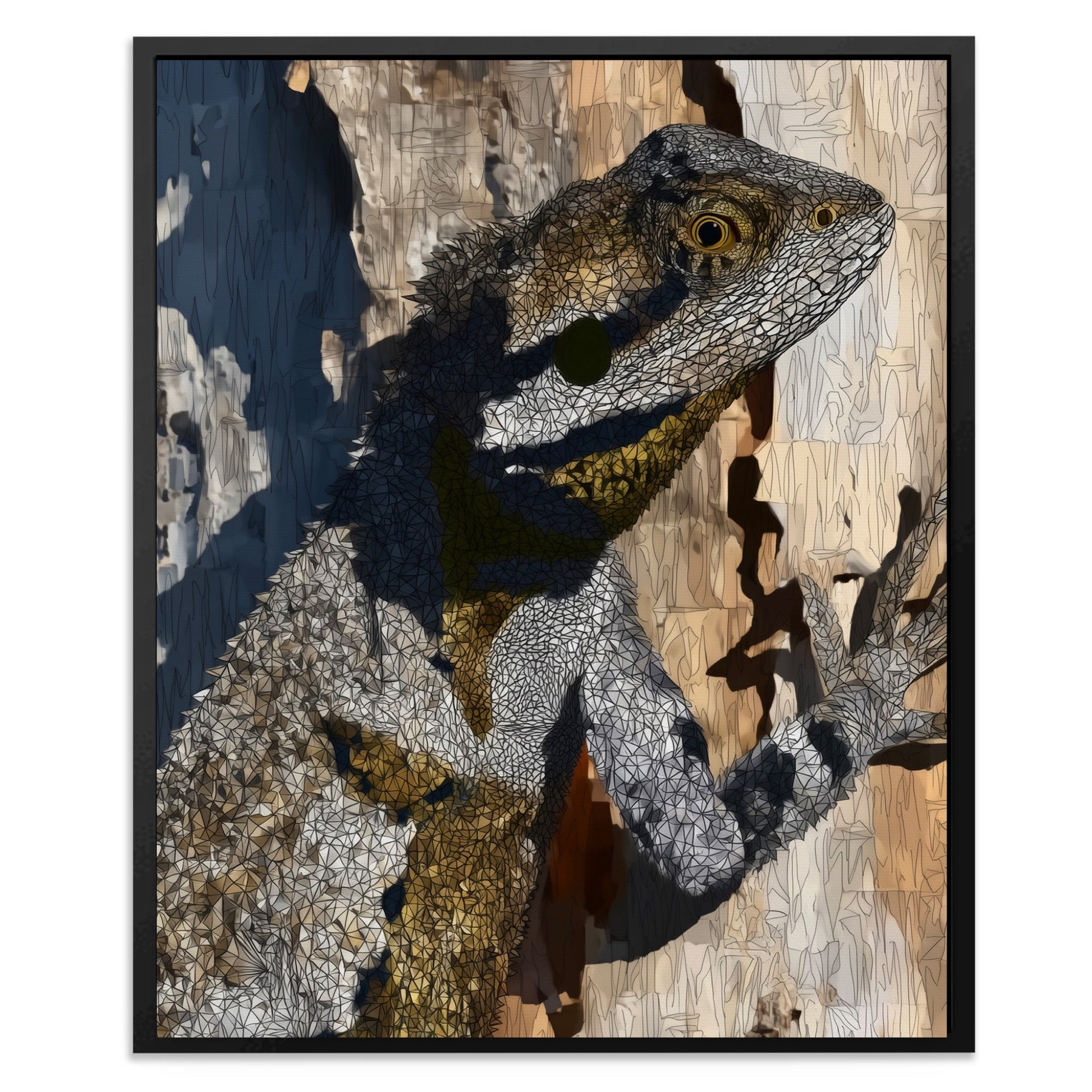 Bearded Dragon Camoflauging