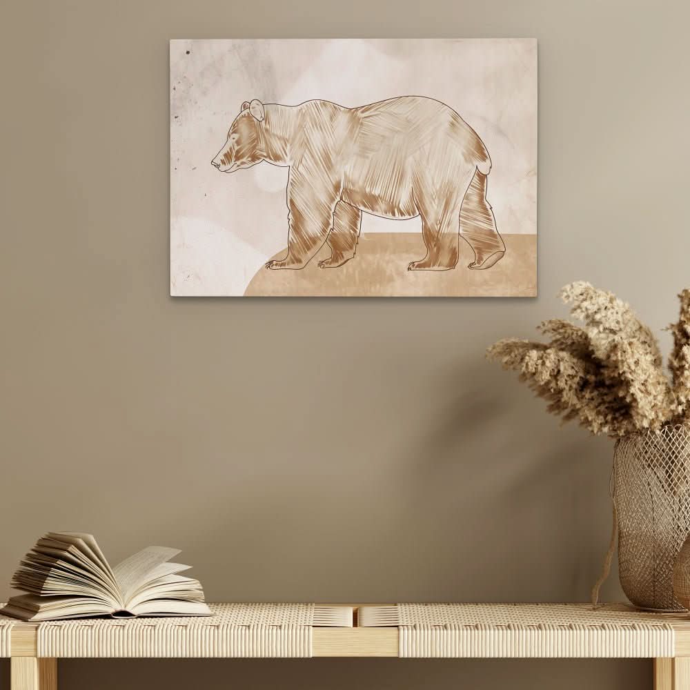 Bear’s Sanctuary - Animals Art for Bedroom