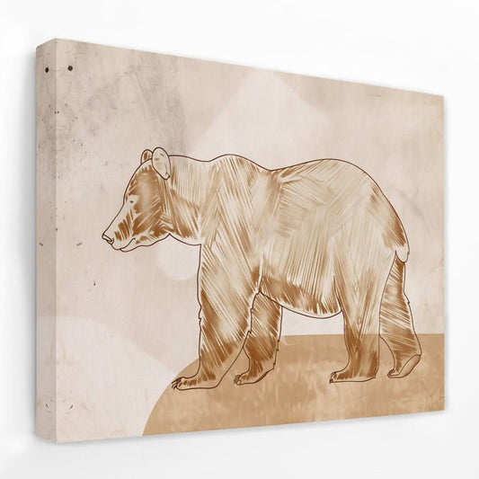 Bear’s Sanctuary - Animals Canvas Wall Art