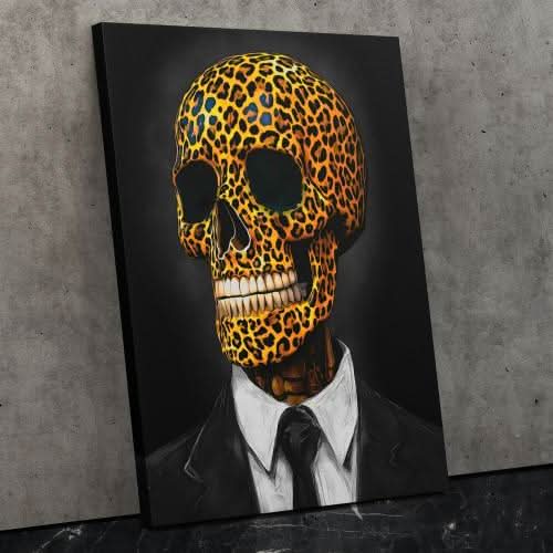 Beast of the Board - Black and Gold Finance Canvas Print