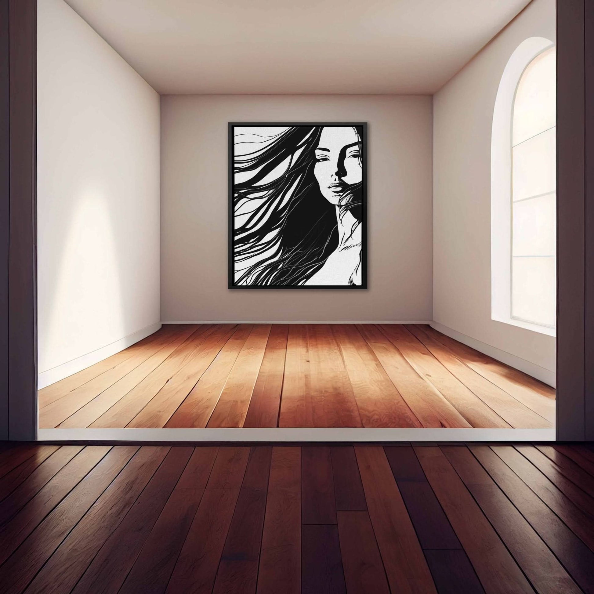 Beauties Gaze - Framed Art Print