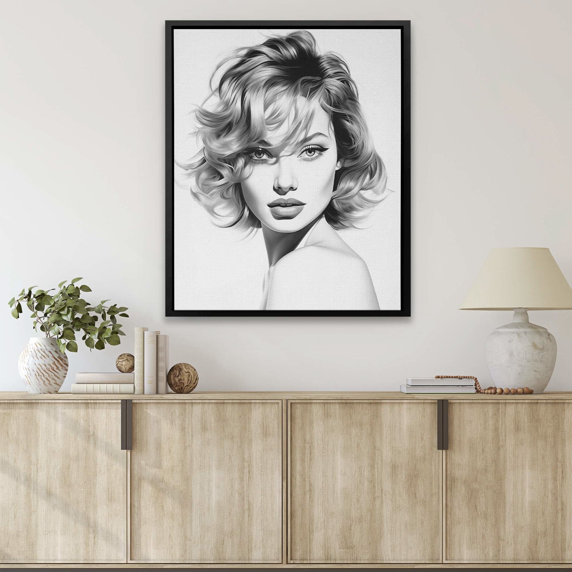 Beauties Portrait - Framed Art Print