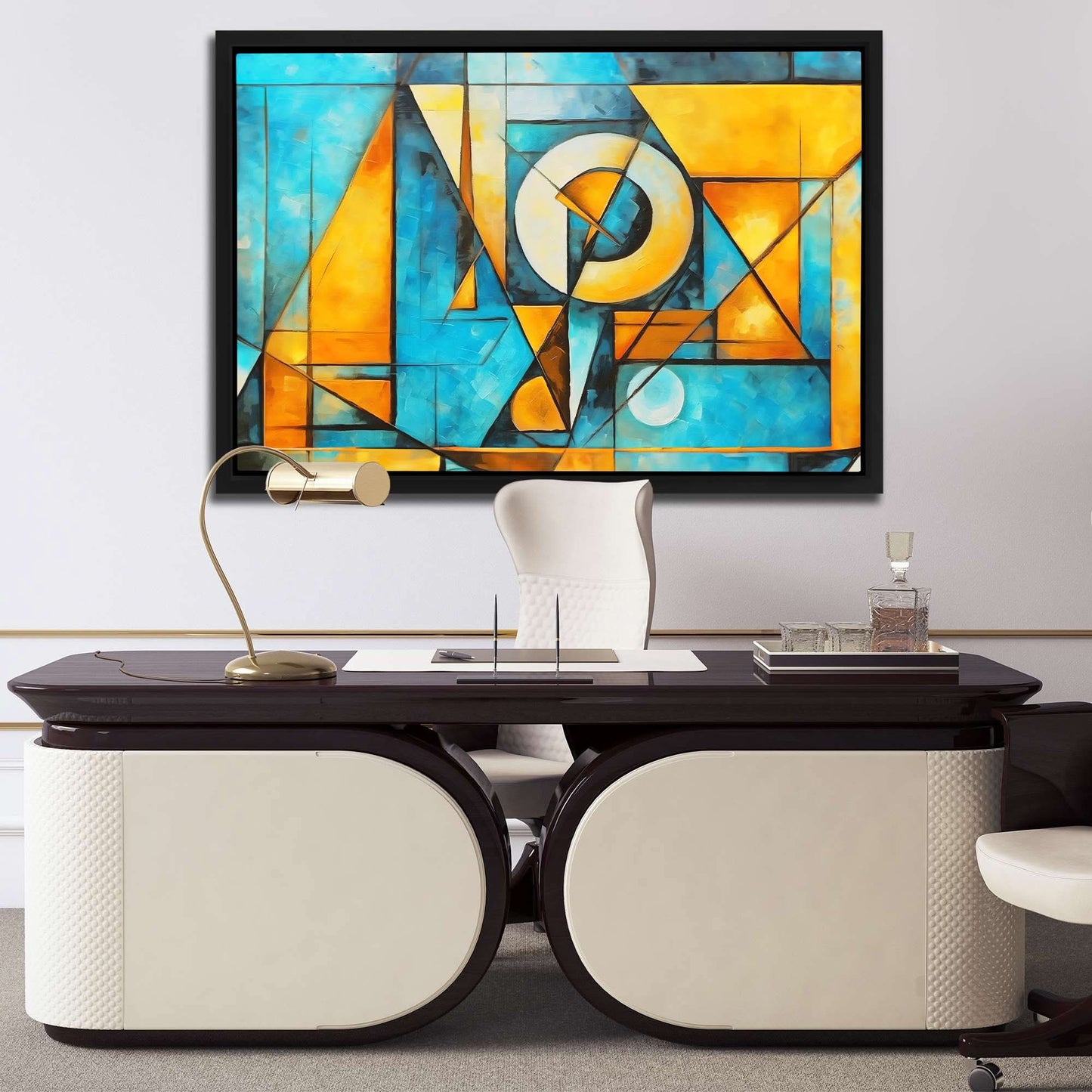 Beautiful Crisis - Gold Wall Art