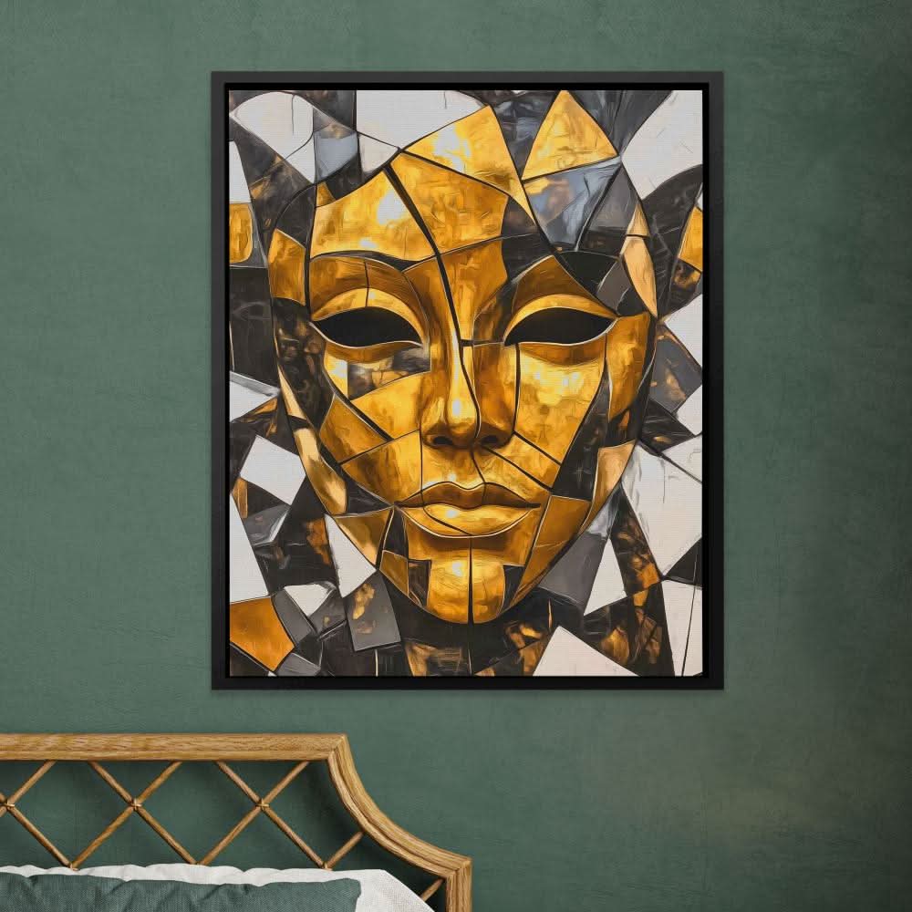 Behind the Mask - Large Abstract Canvas Print