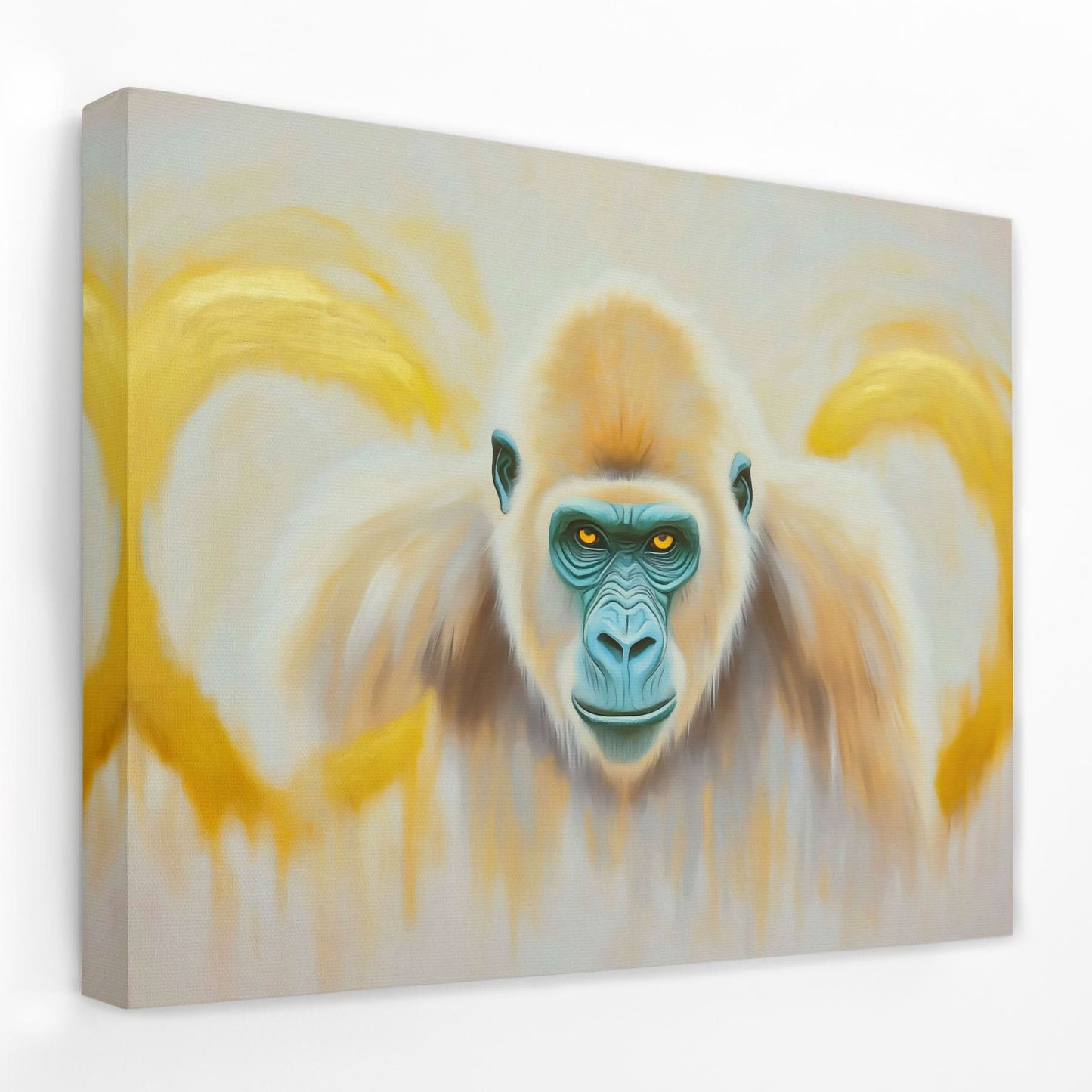 Beige Ape - Animals Canvas Wall Art