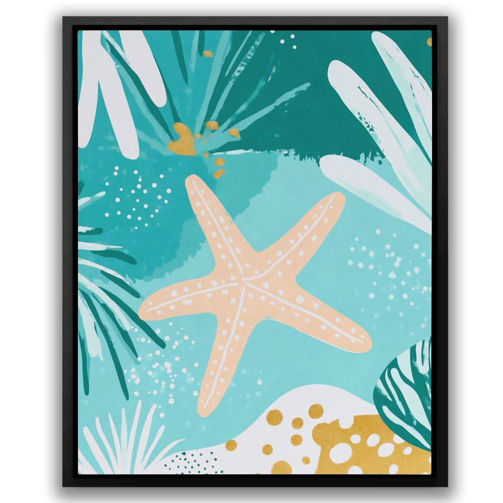 Beneath the Tides - Beach Art for Bathroom