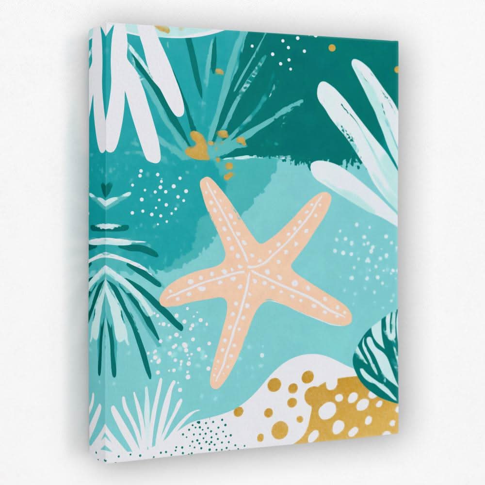 Beneath the Tides - Beach Canvas Wall Art