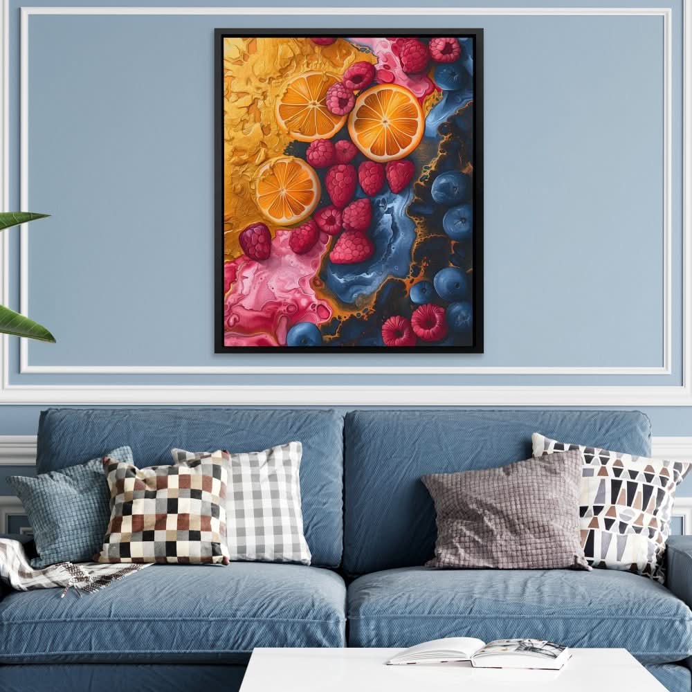 Berry Bliss - Colorful Wall Art for Kitchen