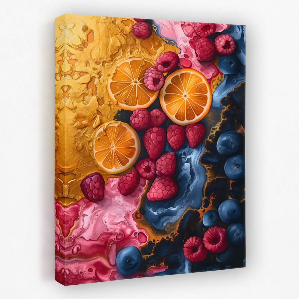 Berry Bliss - Food Canvas Wall Art