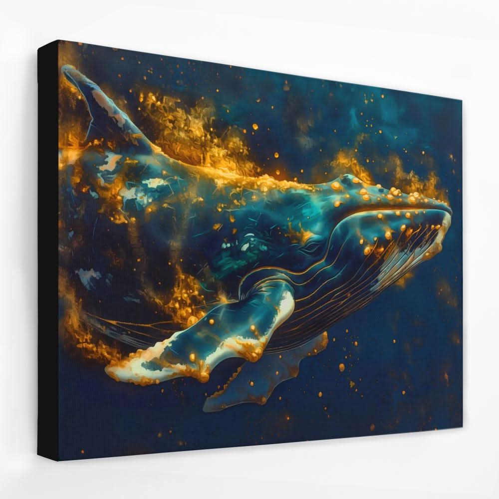 Beyond Depths - Emerald Canvas Wall Art