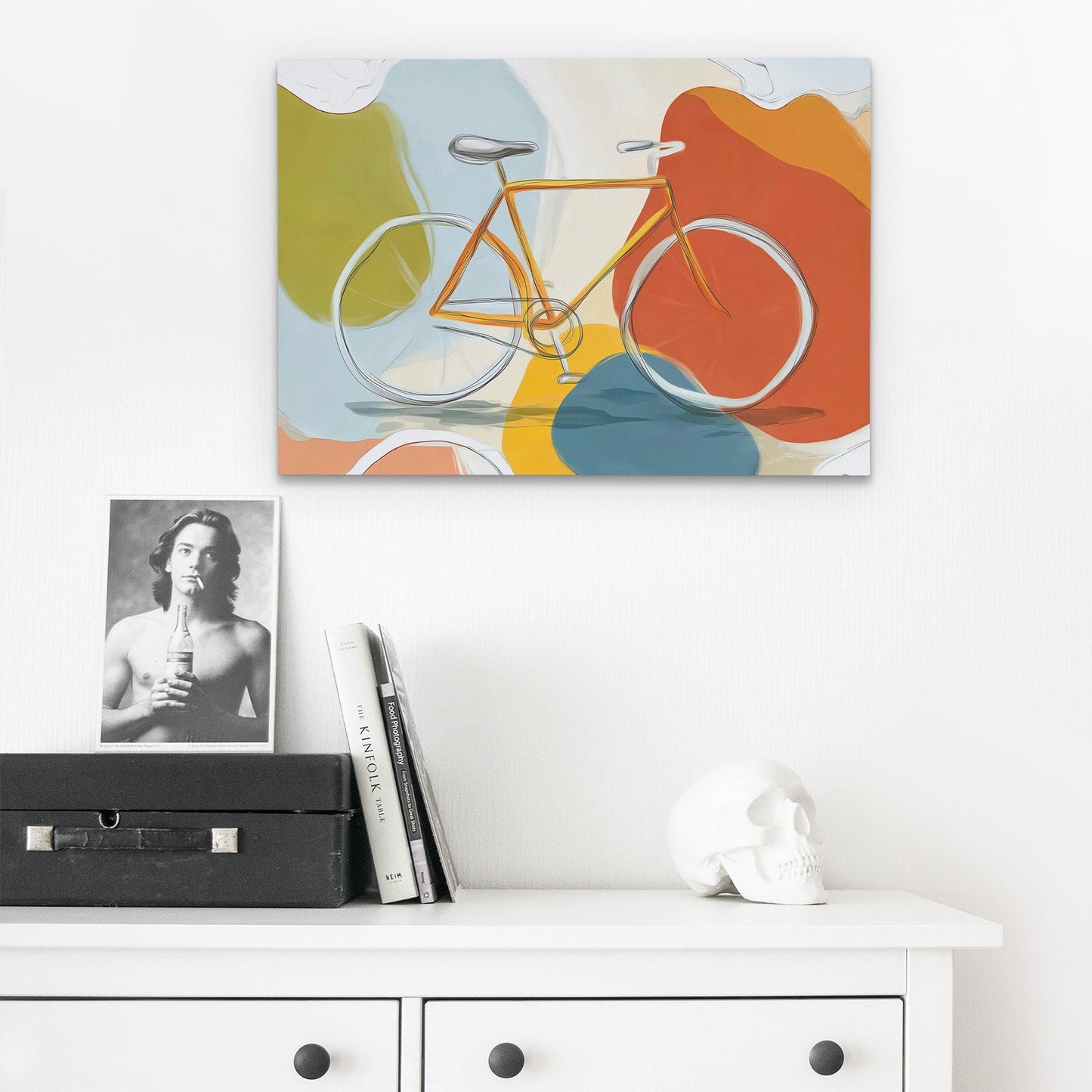 Bicycle in Motion - Luxury Wall Art