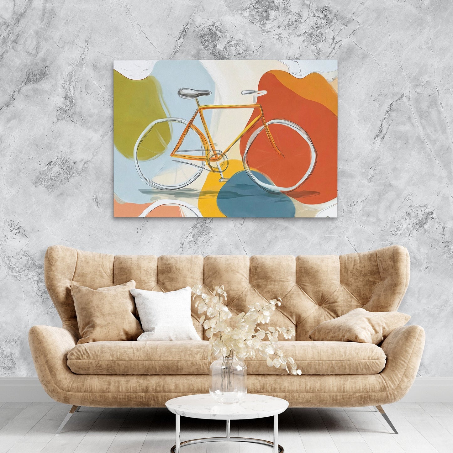 Bicycle in Motion - Luxury Wall Art