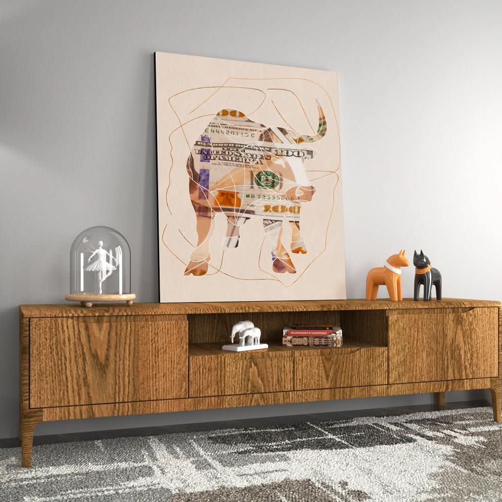 Big Bucks - Minimalist Wall Art Print