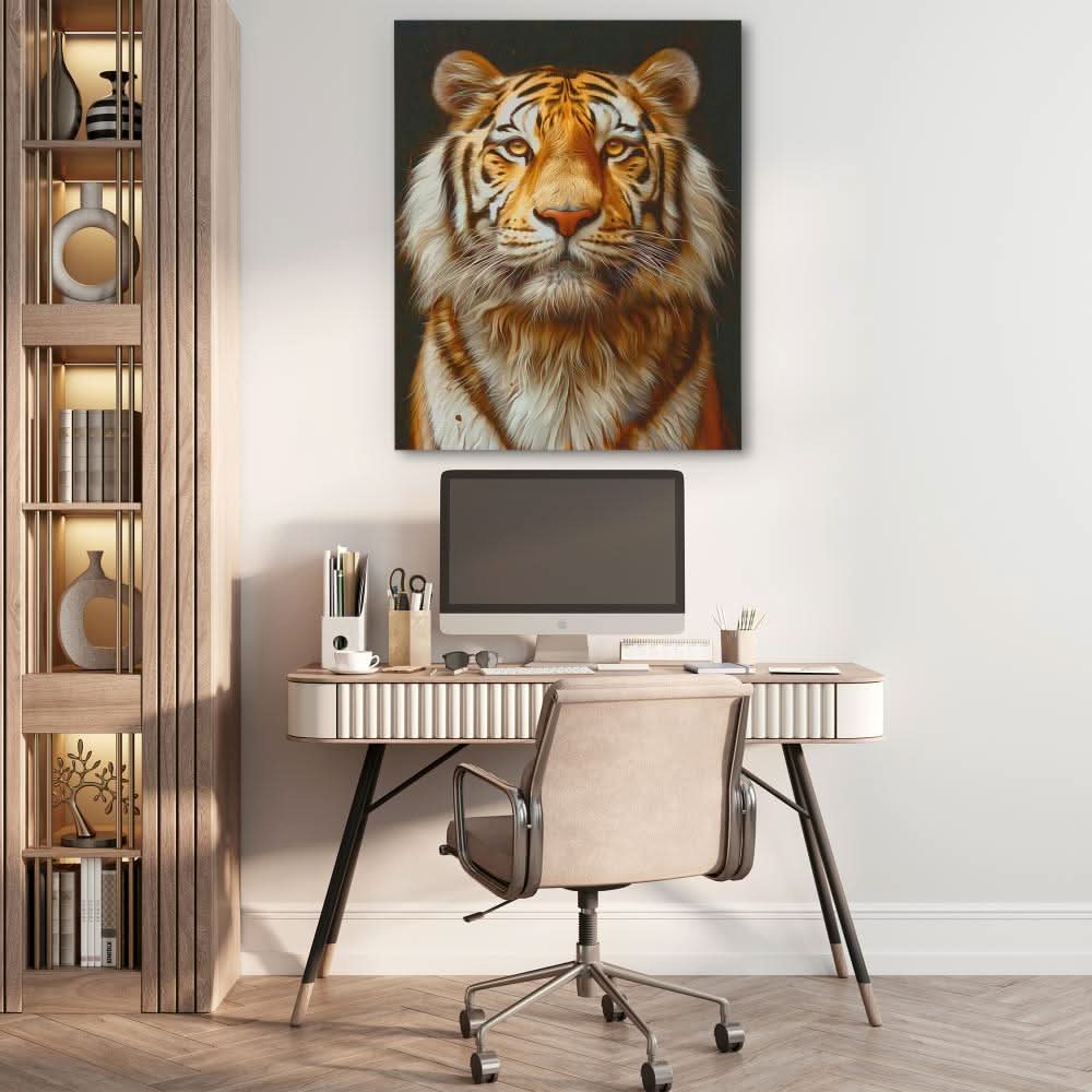 Big Cat Kingdom - Big Cat Wall Art in Black Frame